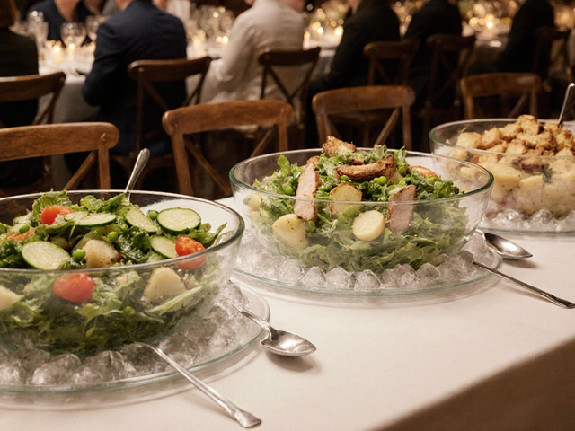 Сколько салата нужно на 50 гостей: точные нормы и советы по подаче