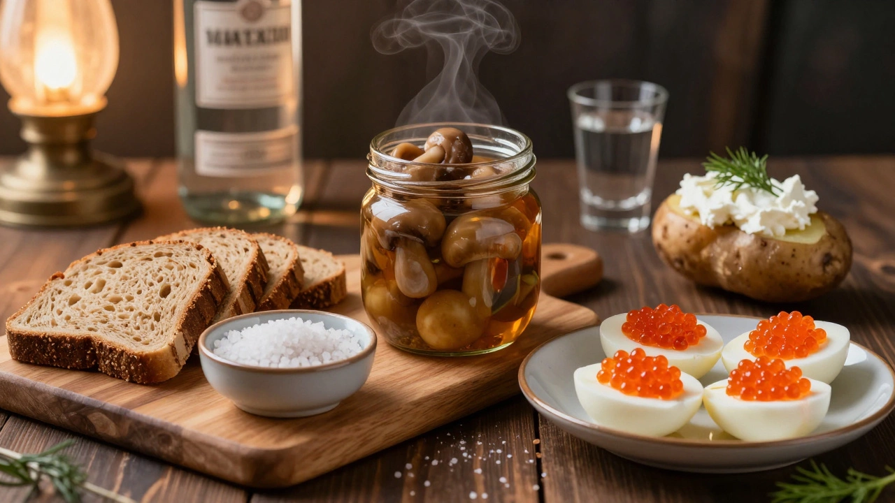 Что можно приготовить на закуску к водке: простые и вкусные идеи для гостей