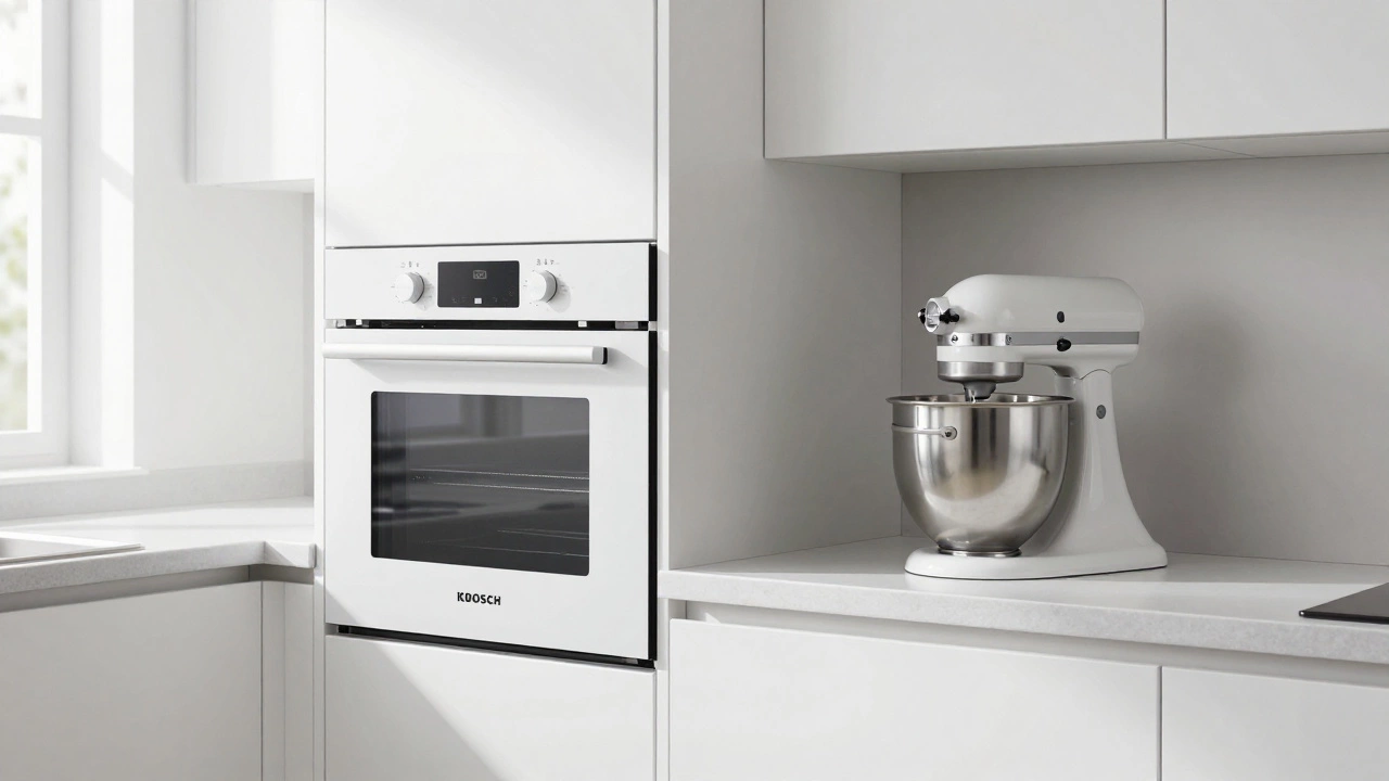 Какую бытовую технику выбрать для белой кухни: лучшие решения для выпечки