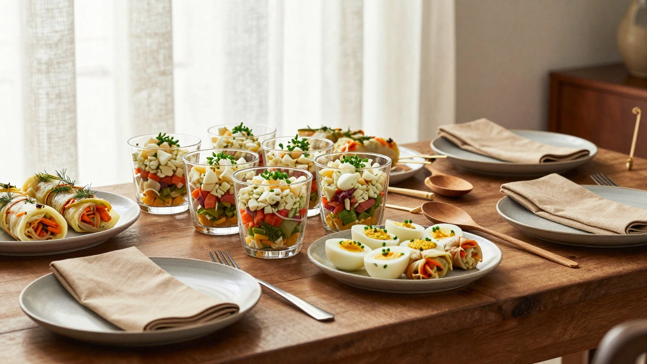 Что можно поставить на фуршетный стол: практичные и вкусные идеи