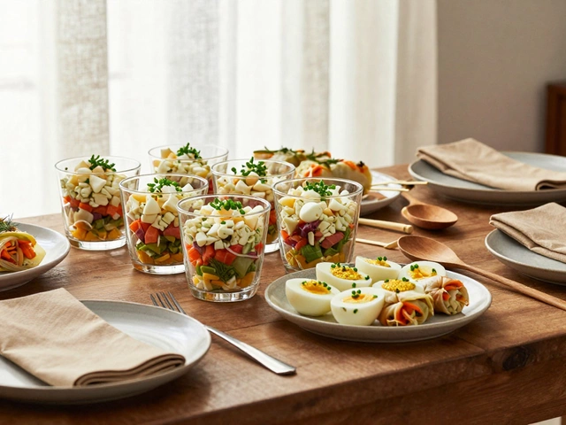 Что можно поставить на фуршетный стол: практичные и вкусные идеи